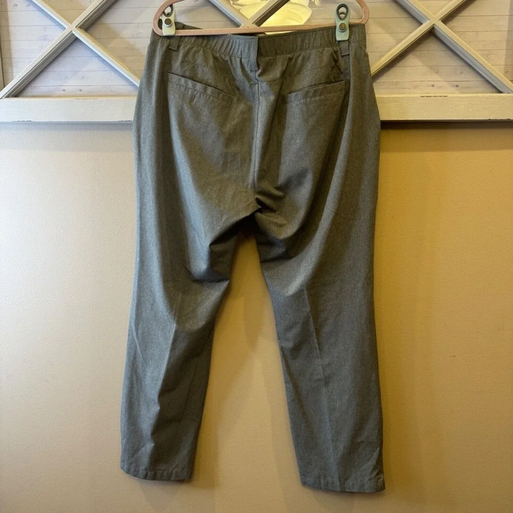 Under Armour Pants Mens 38‎ x32 Gray Chino Golf Performance Match Play Stretch *